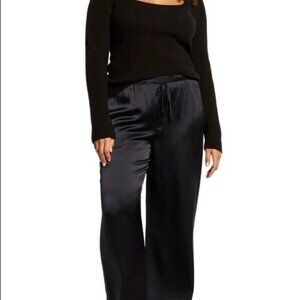 Vince Women Silk Drawstring Pants